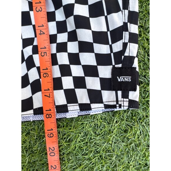 Vans Checkered Black & White Boardshorts Mens 27/14 Classic Fit Drawstring Closu - Picture 7 of 8